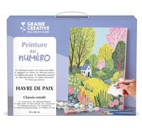 Set pintar por números Casita en el bosque