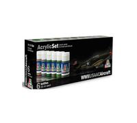 Set Pinturas Aviones Usaac 2gm ITALERI 438 Maqueta Tanque Promo
