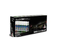 Set Pinturas Aviones Usaac 2gm ITALERI 438 Maqueta Tanque Promo