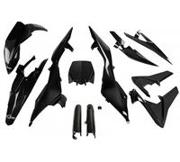 Set Plástico Carenado Full Husqvarna TC 449-499 2011-2013 Negro UFO Plast