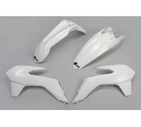 Set Plástico Carenado KTM EXC 125 200 250 300 350 450 500 2014-2016 UFO Blanco