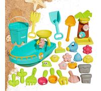 Set Playero de Juguetes - Exploración y excavación Divertidas con 25 Piezas,Juguetes para Playera | para Exterior, Piscina, Agua, natación, Buceo, Vacaciones veraniegas en