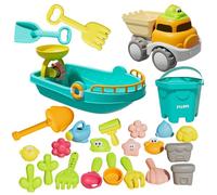 Set Playero de Juguetes,Herramienta de excavación y exploración de 25 Piezas | Juguetes para Playera,para Piscina, Agua, natación, Buceo, Vacaciones veraniegas, Familia, Aire Libre y Exterior