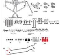 Set Portaequipaje GIVI plo8206mk para Maletas Monokey Moto Guzzi v7 Stone