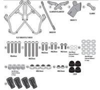 Set Portaequipaje GIVI plx1186 para Maletas v35, v37 Monokey Side Honda Fuerza