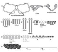 Set Portaequipaje Lateral, GIVI plo6423cam, Triumph Tiger 1200 Gt / Rally
