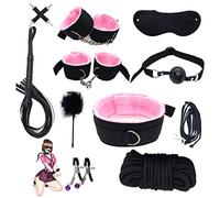 Set Premium en diademas a juego de juguetes BŐNÐAGE Şėx de satén hipersuave con kits de entrenamiento deportivo LWW423