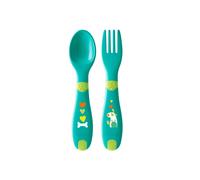 CHICCO Primeros Cubiertos 12 Meses+ // Precio, Comprar n/a 1 Cuchara + 1 Tenedor