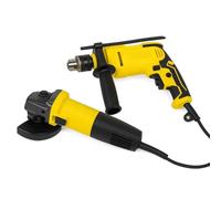 Set Profesional Klack Amoladora Angular 720W + Taladro Impacto 500W