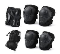 Set Protecciones Patines para Niños, 6 Piezas Protecciones Patines Set, Set Rodilleras Coderas y Muñequeras, Protecciones Skate Niño para Ciclismo Monopatín Patinaje y Otros Deportes Talla S, 3+ años