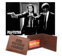 Set Pulp Fiction BMF - Póster y Cartera marrón de cuero