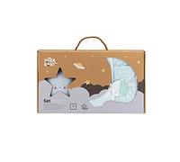 Set Regalo Bebé: Manta burbuja verde y Lamparita
