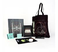Set Regalo de Escritorio Star Wars Unisex Talla Única - Pack Papelería y Accesorios con Bolsa Tote Darth Vader, Cuaderno y Material Escolar, Licencia Oficial, Ideal para Vuelta al Cole y Regalo