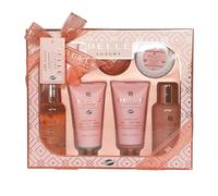 Set Regalo Mujer Aromático de 7 Piezas - Fragancia Rosas de Peonia. Ideal cuidado Personal y para esos dias de Relax.