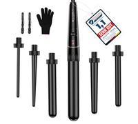 Set Rizador de Pelo, BESTOPE PRO 6 en 1 Rizador Pelo Ondas (10-32mm), Calentamiento Rápido (30s), 2 Temperaturas para Todos los Tipos de Cabello, Apagado Automático en 60min