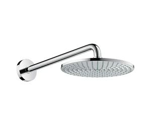 Set rociador (Diámetro: 24 cm, 18 l/min, Montaje en la pared, Cromo)