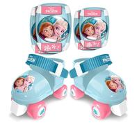 Set Rollers 4 Wheels + Elbow & Knee Pads Frozen 2