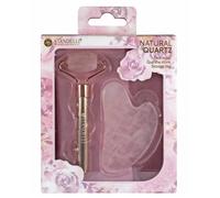 Set Rose Quartz Roller + Gua Sha Stone