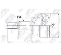 Set Rótulas Exterior Apto para Mazda 6 2.5 Ee.uu. Gh -2012 , 2.0/2.5 Atm 12 CX-5