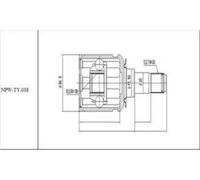 Set Rótulas Interior Toyota Landcruiser UZJ100/ HDJ100/ Lexus LX470 Nuevo