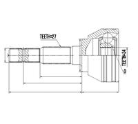 Set Rótulas, Transmisión/Exterior Chevrolet S10 / Blazer 97-05, GMC Envoy / S15/