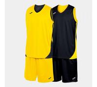 Set S/M Reversible Hombre Joma Kansas 102851 Transpirable - Talla: 3XL, Color: Amarillo Negro
