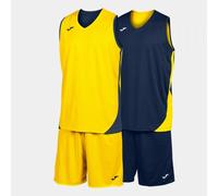 Set S/M Reversible Hombre Joma Kansas 102851 Transpirable - Talla: 3XL, Color: Marino Amarillo