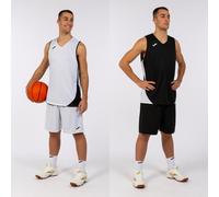 Set S/M Reversible Hombre Joma Kansas 102851 Transpirable - Talla: XL, Color: Negro Blanco