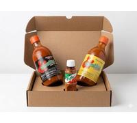 Set Salsa Picante V (Negra y Amarilla) y Tajín - Pack de 3