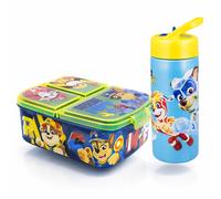 Set Sandwichera Múltiple infantil y Botella Escolar - Pack Diseño Colorido | Mochila Escolar Niño Niña de 3 a 8 Años | Material Escolar Set de Almuerzo - Marukatsu