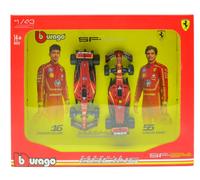 Set Scuderia Ferrari 2024 Sf / 24 #16 + Sf / 24 #55 1:43 Modelo 36856 BBURAGO