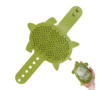 Set Selbstreinigende Haustierbürste, Fellblitz Bürste Katze Mit Auslöseknopf, Selbstreinigender Flohkamm Fellpflegebürste für Langhaar und Kurzhaar