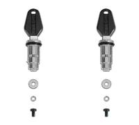 Set Shad + 2 Cilindros De Llave Negros Negro