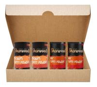 Set Sharwood's - Curry en polvo Picante (2 x 102 gr) y Medio (2 x 102 gr) - Pack de 4