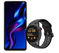Set Smartphone myPhone N23 5G Cosmic Negro + Smartwatch myPhone Watch Adventure Negro, 5000 mAh, 6GB RAM, NFC, Dual SIM, Finger Print, 90 HZ, Memoria y Disco Duro ampliables, GPS smartwatch
