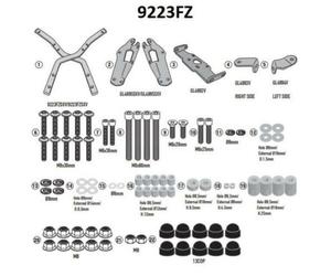 Set Soporte Baca GIVI 9223fz para Bauletto Monokey/Monolock, Cfmoto 650NK