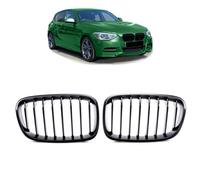 SET Sport Rejilla Delantera Grill Schwarz Matt Para BMW 1er F20 F21 2011-2015