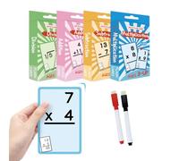 Set Tarjetas Flash Multiplicación Destrezas Matemáticas Práctica en Aula