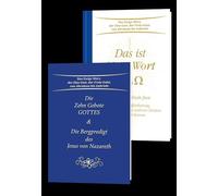 Set Taschenbuch Das ist Mein Wort - Die Zehn Gebote Gottes und Die Bergpredigt des Jesus von Nazareth