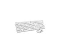 Set Tastiera E Mouse - Wireless - Logitech - Mk950 Signature - Azerty - Bianco