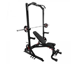 Set Taurus de Power Rack y Banco Multiposición B990