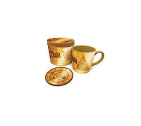 Set Taza y Posavaso The Legend of Zelda Golden TriForce 325 mls