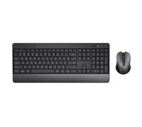 Set Teclado + Raton Trust Trezo Inalambrico Eco Usb Micro Color Negro