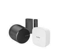 Set Tedee GO2 de aluminio negro (incluye puente y sensor de puerta...