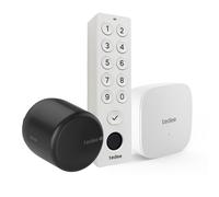 Set Tedee GO2 de aluminio negro (incluye puente y teclado blanco)
