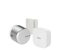 Set Tedee GO2 de aluminio plateado (incluye puente y sensor de...