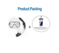(Set-Trans Nero) Set professionale per maschera e boccaglio da sub per adulti, attrezzatura per lo snorkeling,