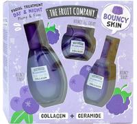 SET TRATAMIENTO FACIAL BOUNCY SKIN UVA TÓNICO + CREMA + SERUM THE FRUIT COMPANY