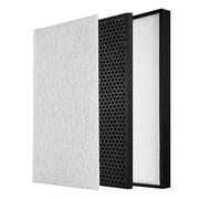 Set True H13 HEPA Y Reemplazo De Hoja De Filtro Desodorizante De Carbón Activado, Compatible Con Rowenta, Purificador De Aire PU4020F0(1 set)