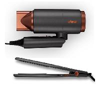 Ufesa My Glamour Pack Secador 2200W + Plancha Cerámica Negros